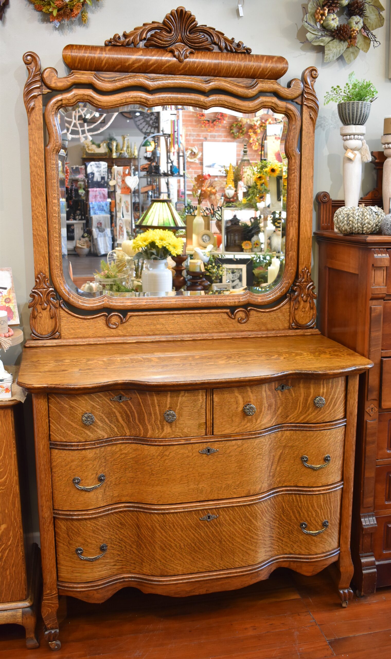 Quarter sawn oak dresser discount